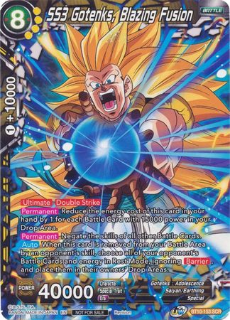 SS3 Gotenks, Blazing Fusion (BT10-153) [Revision Pack 2020] | North Valley Games