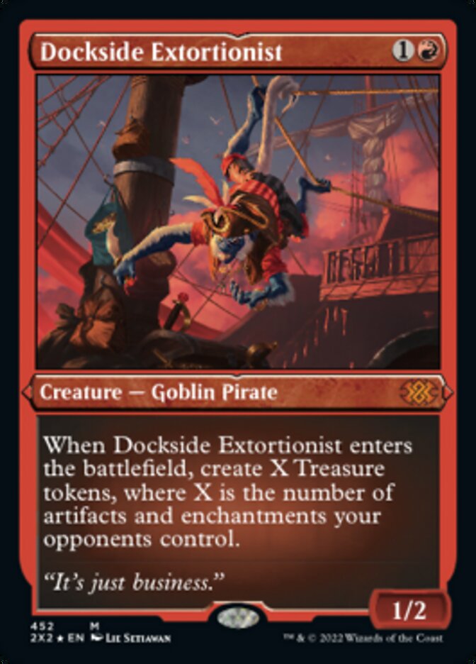Dockside Extortionist (Foil Etched) [Double Masters 2022] | North Valley Games