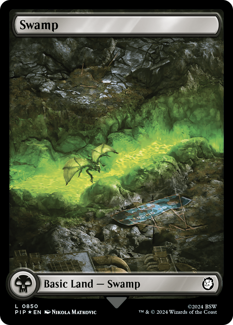Swamp (0850) (Surge Foil) [Fallout] | North Valley Games