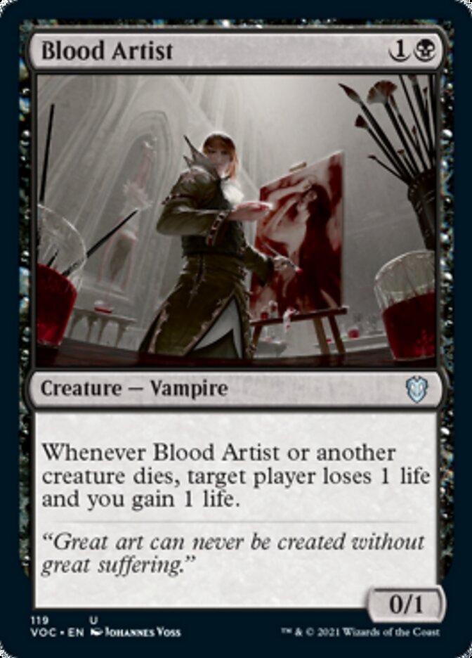 Blood Artist [Innistrad: Crimson Vow Commander] | North Valley Games