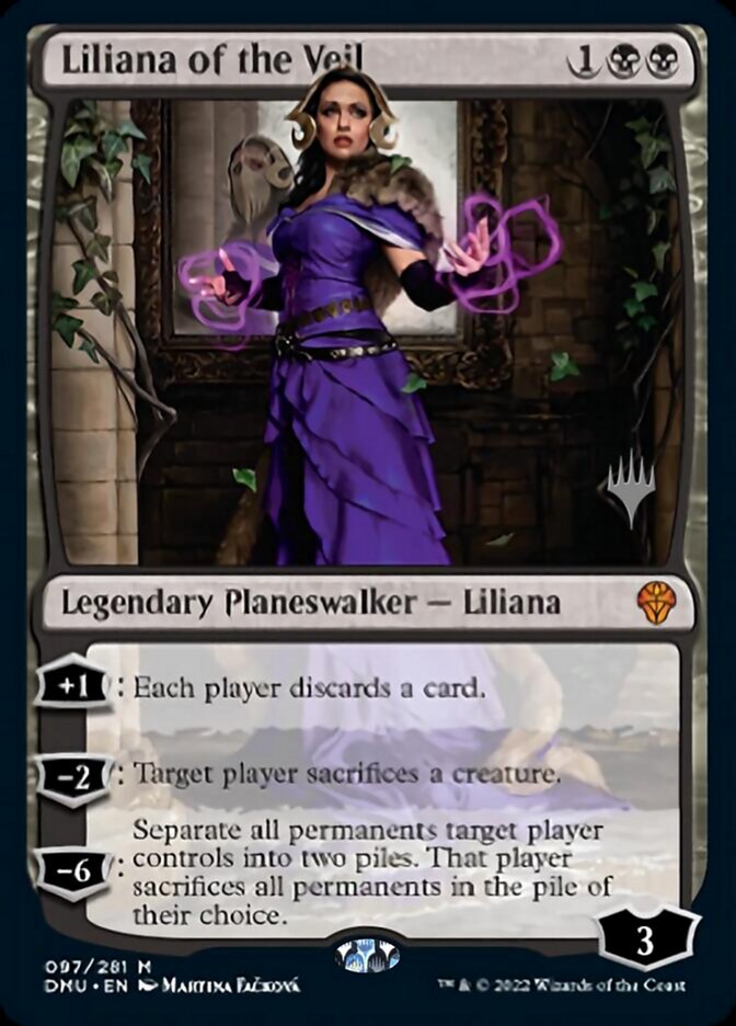 Liliana of the Veil (Promo Pack) [Dominaria United Promos] | North Valley Games