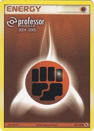 Fighting Energy (105/109) (2004 2005) [Professor Program Promos] | North Valley Games