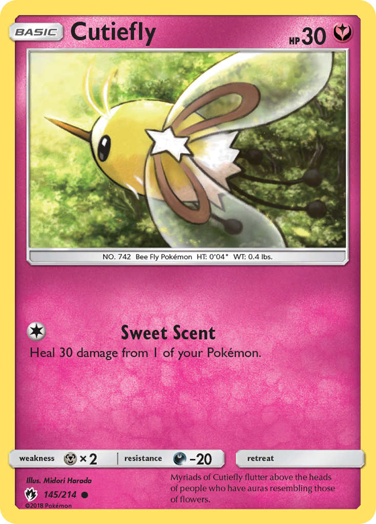 Cutiefly (145/214) [Sun & Moon: Lost Thunder] | North Valley Games