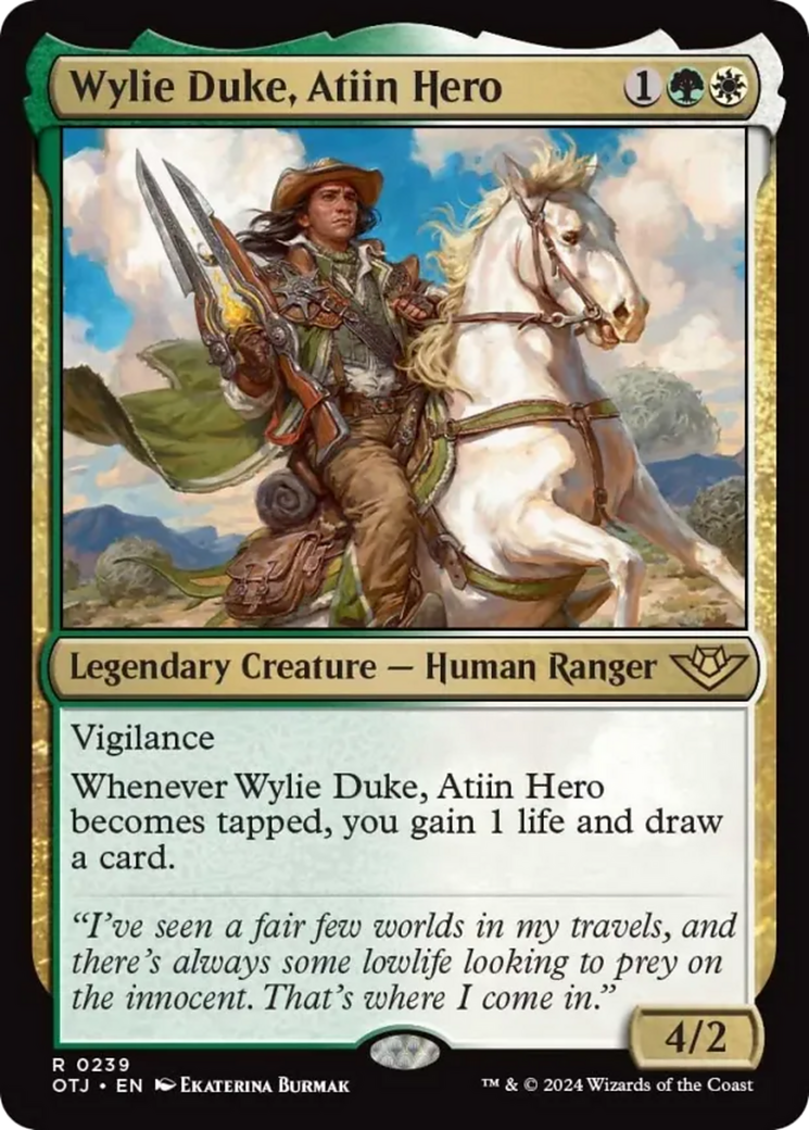 Wylie Duke, Atiin Hero [Outlaws of Thunder Junction] | North Valley Games
