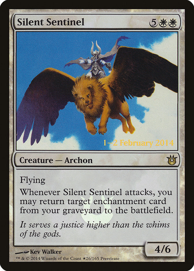 Silent Sentinel [Born of the Gods Prerelease Promos] | North Valley Games