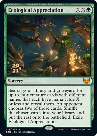 Ecological Appreciation [Strixhaven: School of Mages Prerelease Promos] | North Valley Games