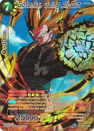 Gotenks, Going All-Out (SPR) (BT10-110) [Rise of the Unison Warrior 2nd Edition] | North Valley Games