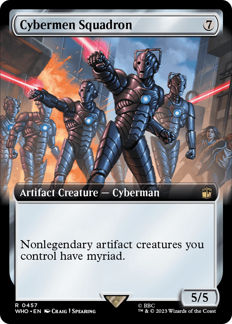 Cybermen Squadron (Extended Art) [Doctor Who] | North Valley Games