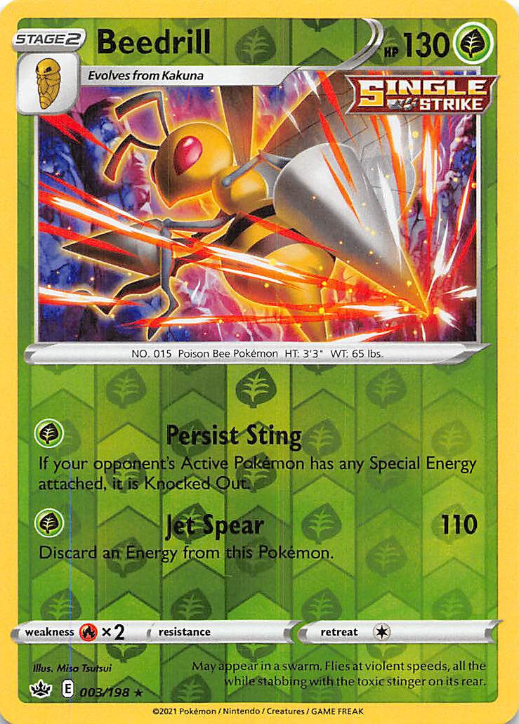 Beedrill (003/198) [Sword & Shield: Chilling Reign] | North Valley Games