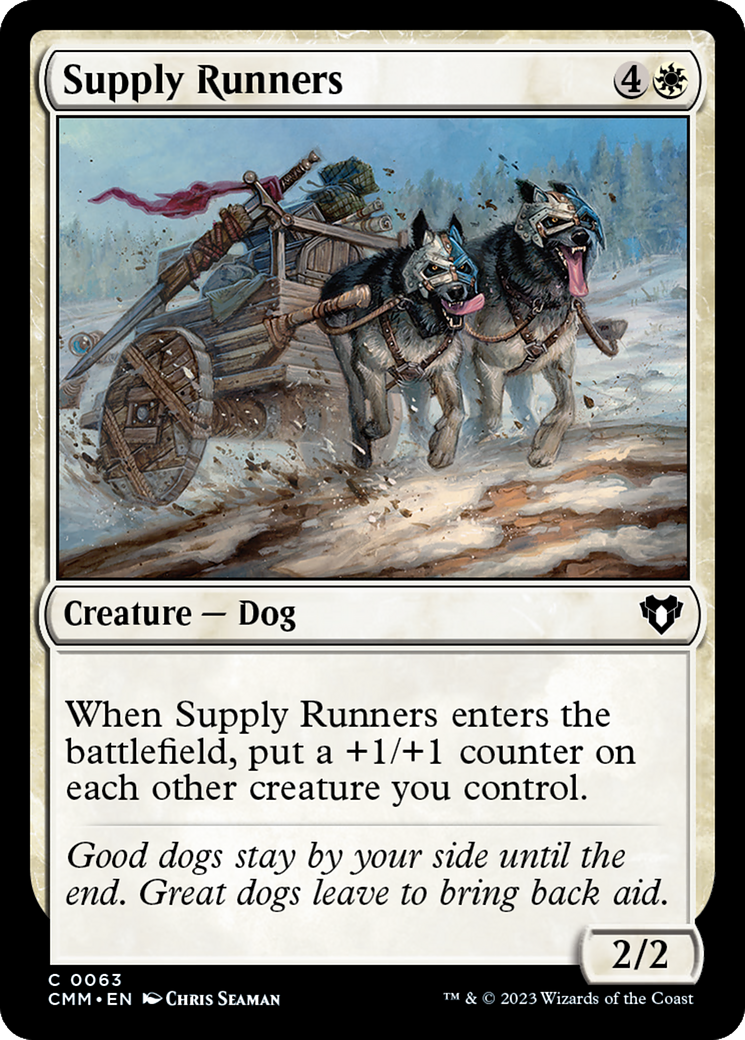 Supply Runners [Commander Masters] | North Valley Games