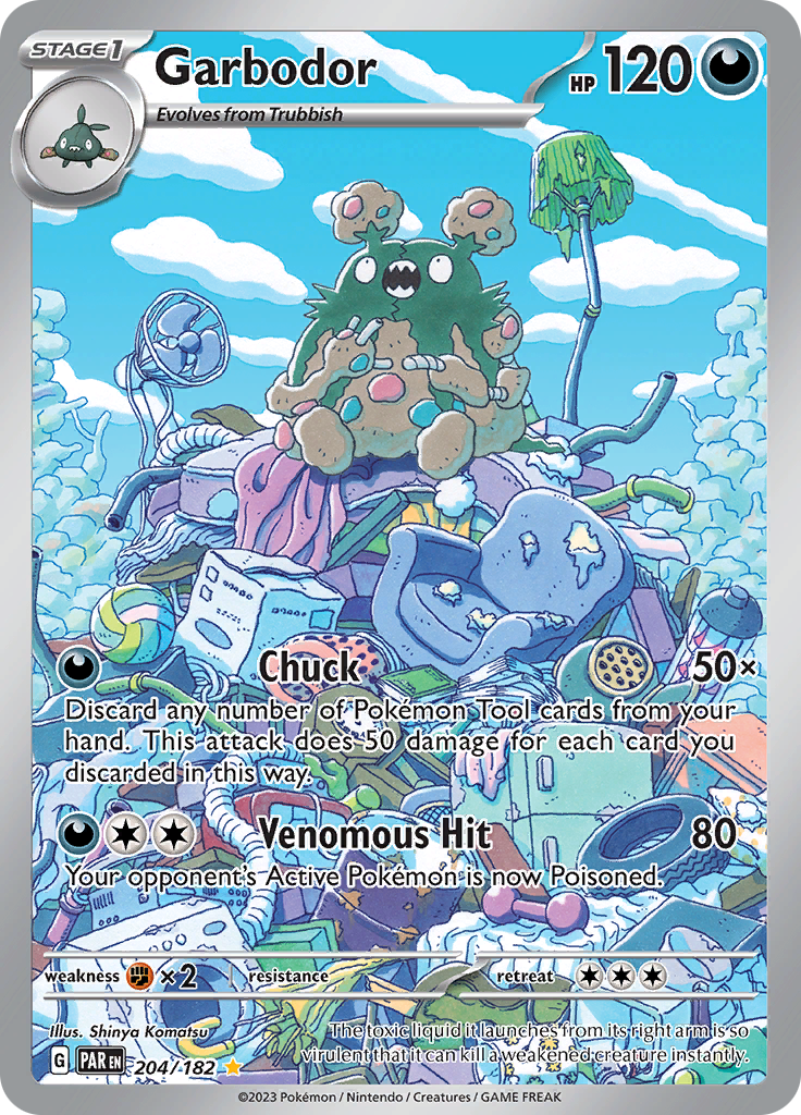 Garbodor (204/182) [Scarlet & Violet: Paradox Rift] | North Valley Games