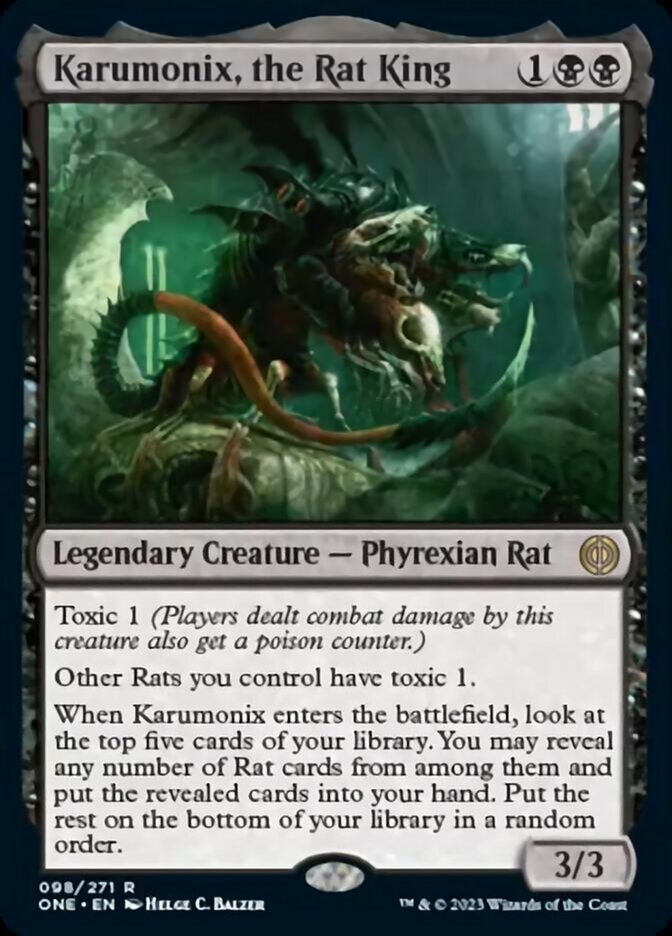 Karumonix, the Rat King [Phyrexia: All Will Be One] | North Valley Games