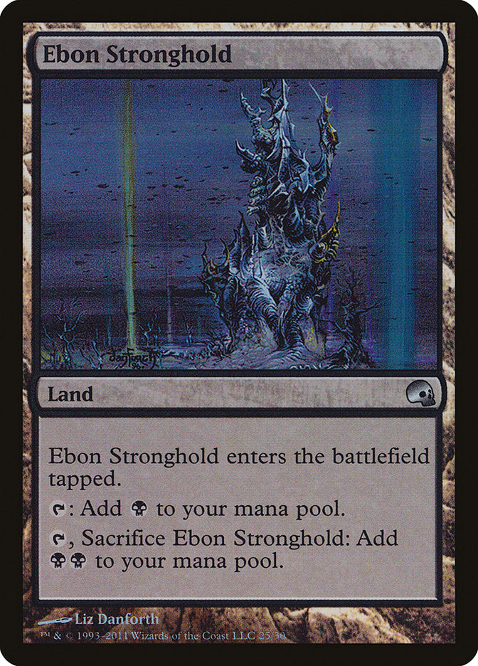 Ebon Stronghold [Premium Deck Series: Graveborn] | North Valley Games