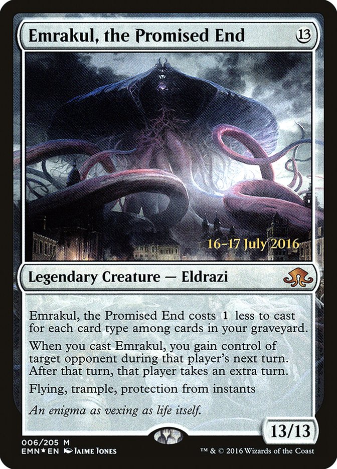 Emrakul, the Promised End [Eldritch Moon Prerelease Promos] | North Valley Games