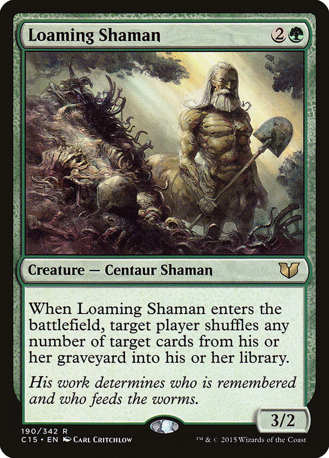 Loaming Shaman [Commander 2015] | North Valley Games