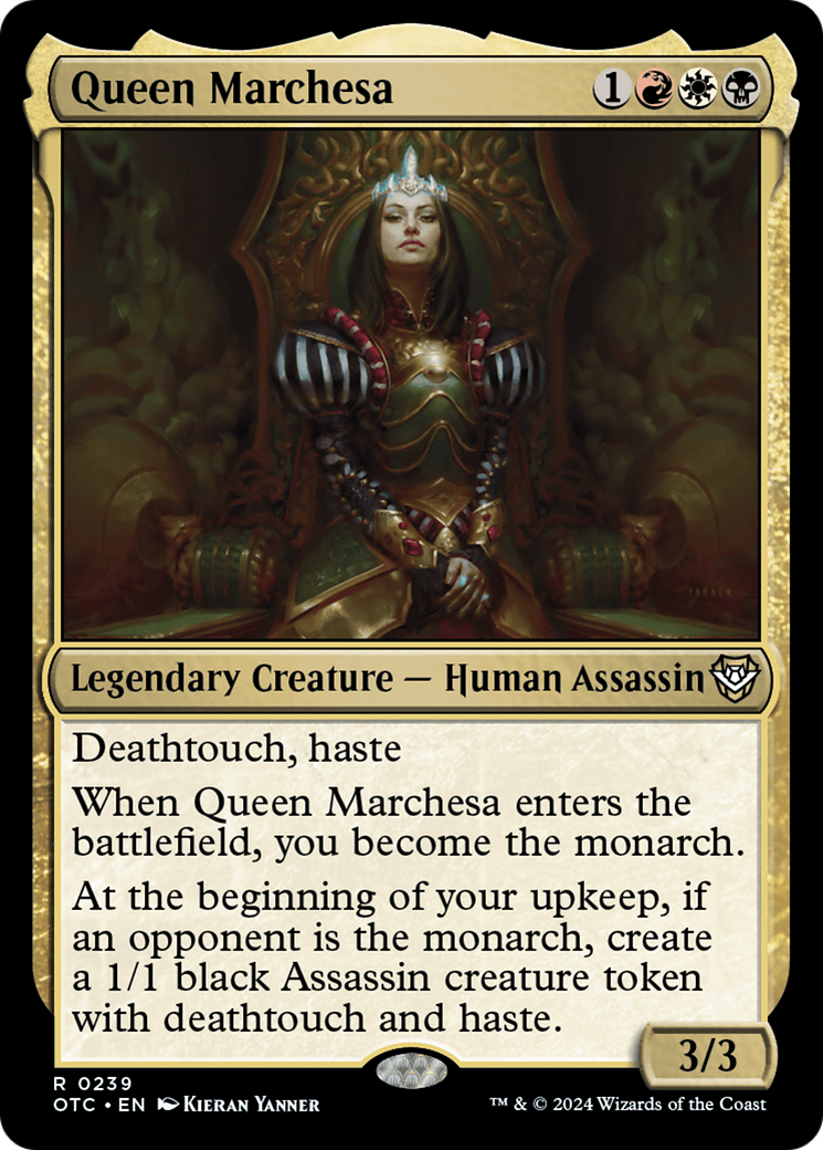Queen Marchesa [Outlaws of Thunder Junction Commander] | North Valley Games