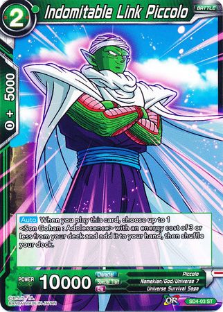 Indomitable Link Piccolo (Starter Deck - The Guardian of Namekians) (SD4-03) [Colossal Warfare] | North Valley Games