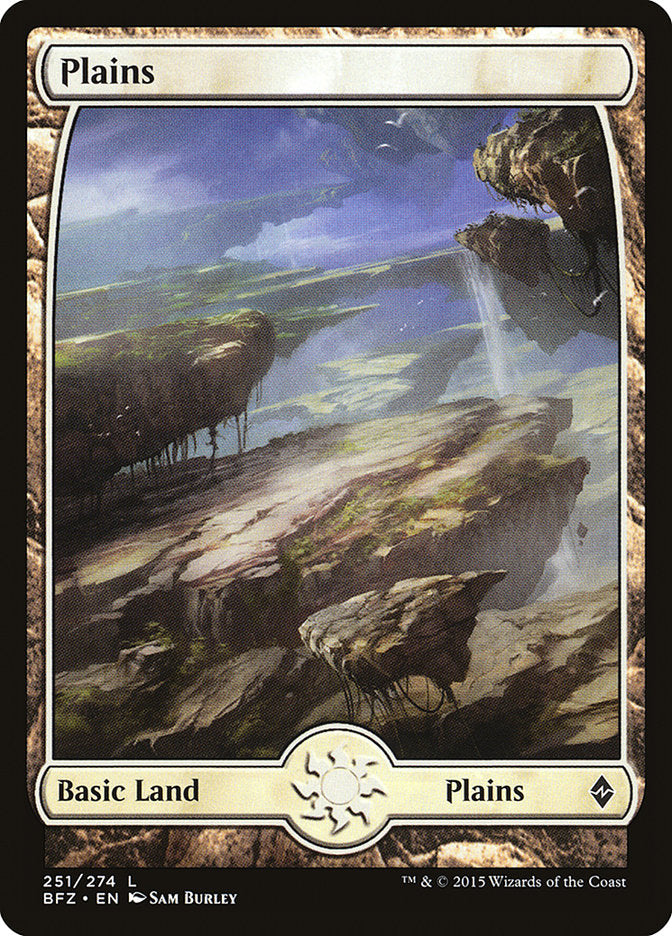 Plains (251) (Full Art) [Battle for Zendikar] | North Valley Games