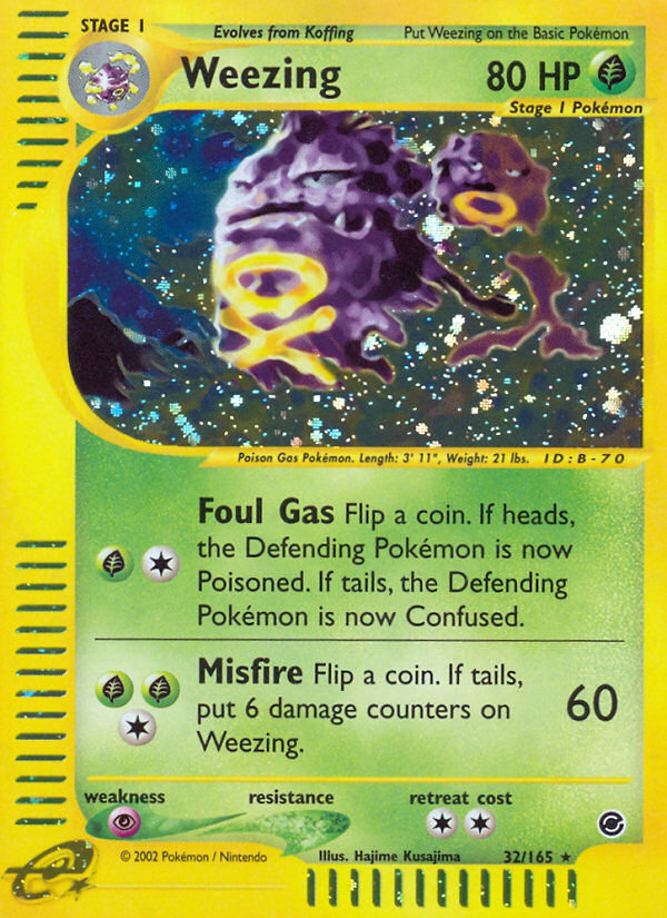 Weezing (32/165) [Expedition: Base Set] | North Valley Games