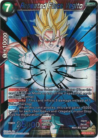 Repeated Force Vegito (BT2-012) [Union Force] | North Valley Games