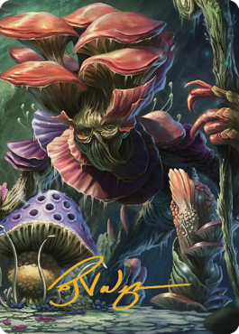 Myconid Spore Tender Art Card (Gold-Stamped Signature) [Commander Legends: Battle for Baldur's Gate Art Series] | North Valley Games