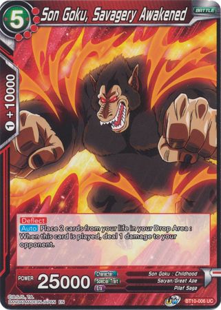 Son Goku, Savagery Awakened (BT10-006) [Rise of the Unison Warrior] | North Valley Games