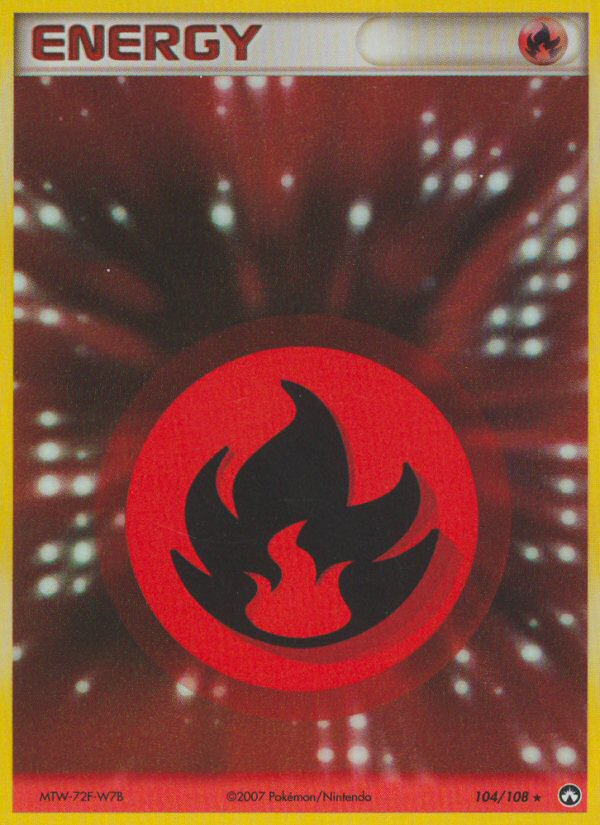 Fire Energy (104/108) [EX: Power Keepers] | North Valley Games
