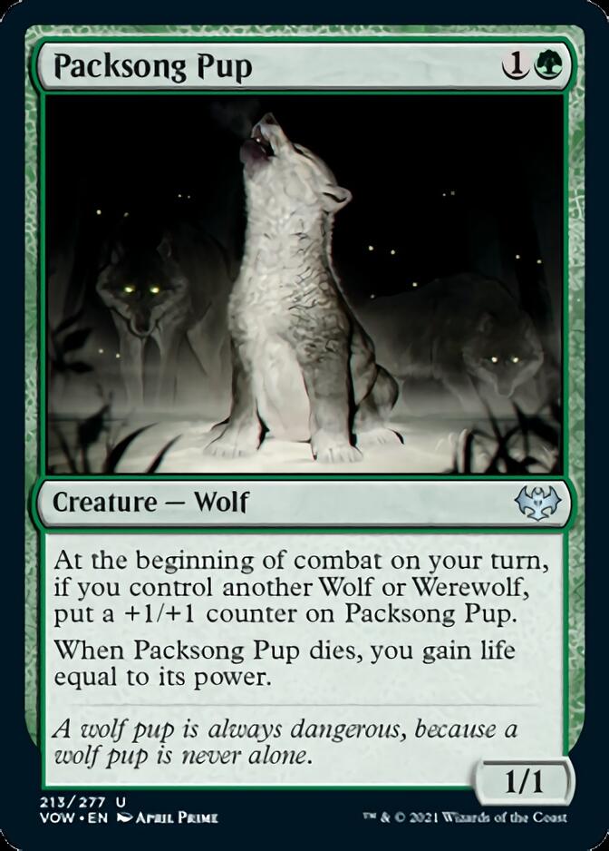 Packsong Pup [Innistrad: Crimson Vow] | North Valley Games