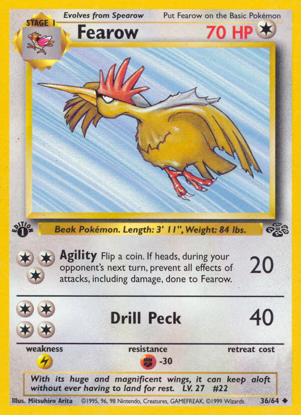 Fearow (36/64) [Jungle 1st Edition] | North Valley Games