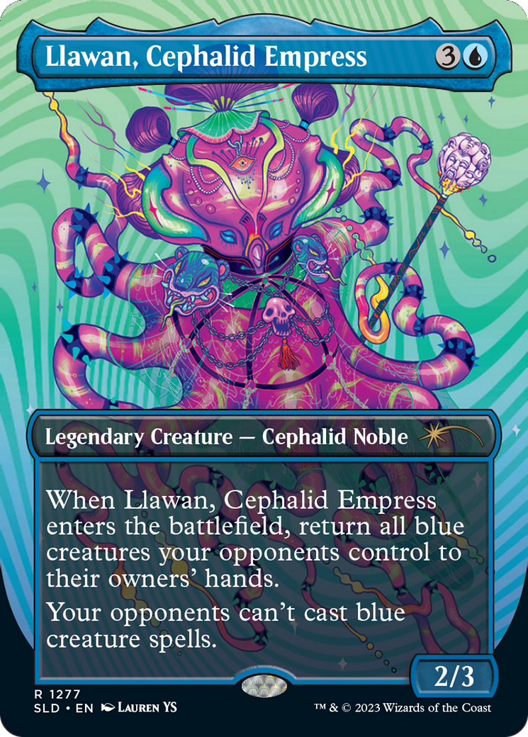 Llawan, Cephalid Empress (Borderless) [Secret Lair Drop Series] | North Valley Games