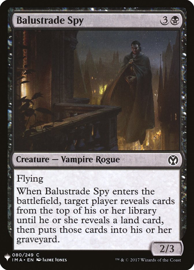 Balustrade Spy [Mystery Booster] | North Valley Games