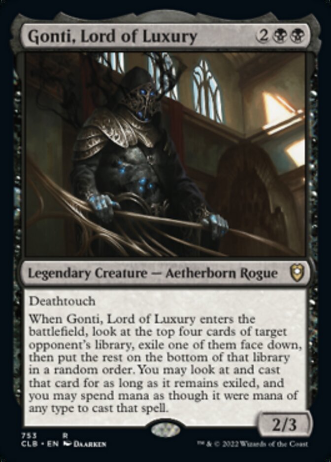 Gonti, Lord of Luxury [Commander Legends: Battle for Baldur's Gate] | North Valley Games