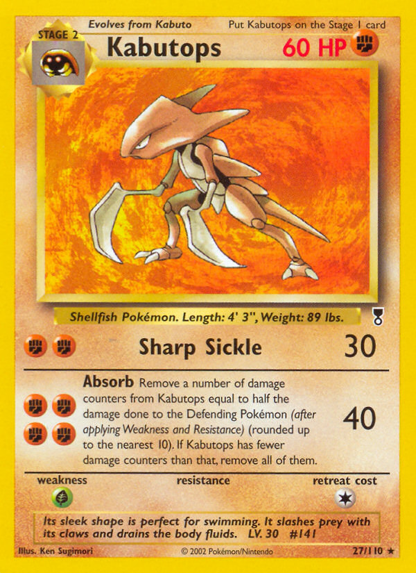 Kabutops (27/110) [Legendary Collection] | North Valley Games