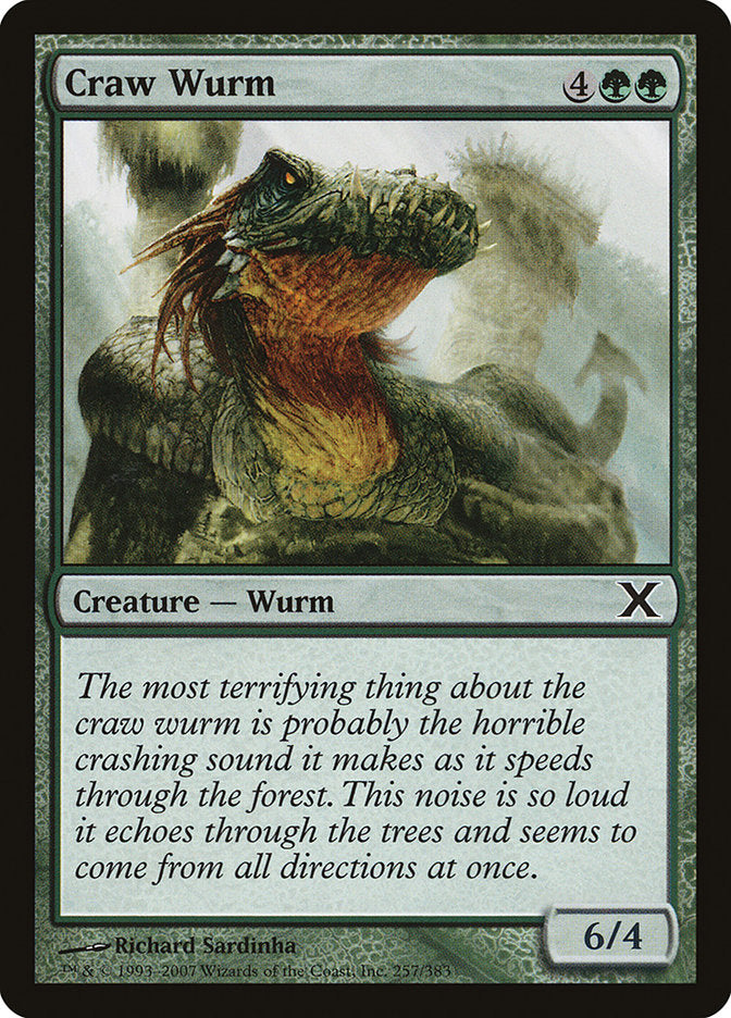 Craw Wurm [Tenth Edition] | North Valley Games