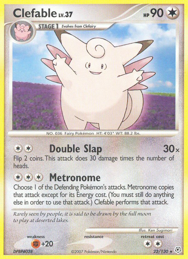 Clefable (22/130) [Diamond & Pearl: Base Set] | North Valley Games