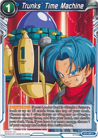 Trunks' Time Machine (BT2-066) [Union Force] | North Valley Games