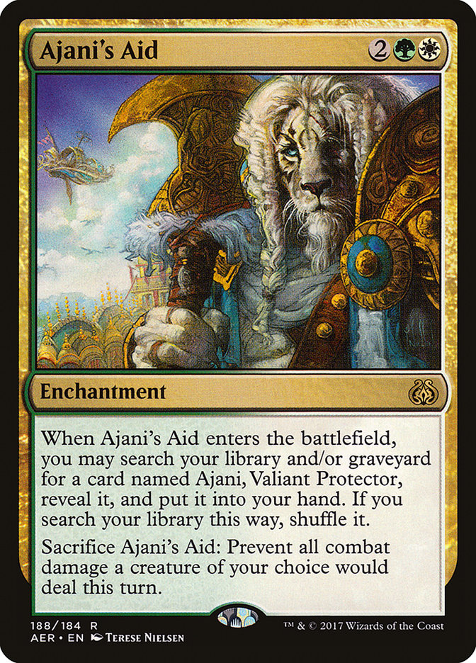Ajani's Aid [Aether Revolt] | North Valley Games