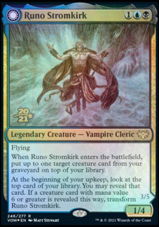 Runo Stromkirk // Krothuss, Lord of the Deep [Innistrad: Crimson Vow Prerelease Promos] | North Valley Games