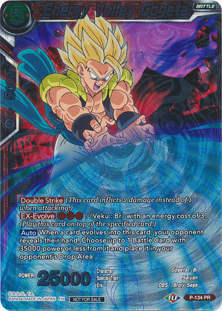 Energy Volley Gogeta (Series 7 Super Dash Pack) (P-134) [Promotion Cards] | North Valley Games