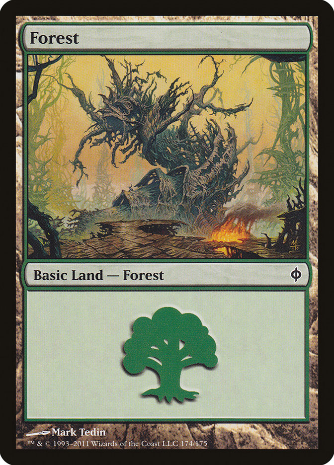 Forest (174) [New Phyrexia] | North Valley Games