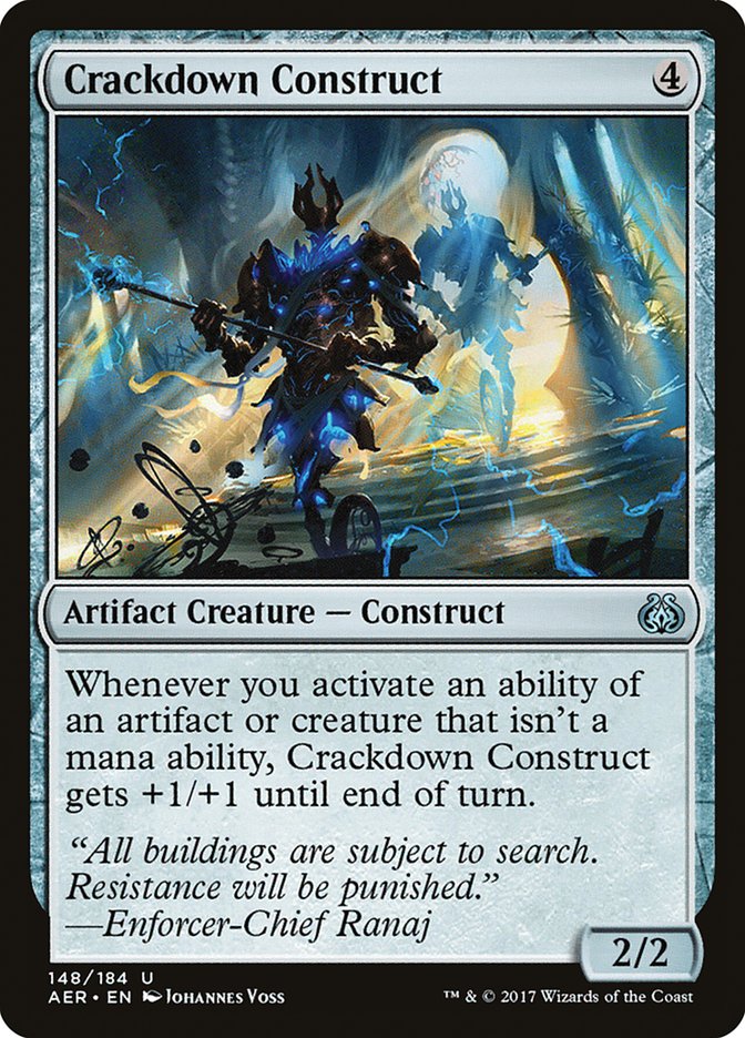 Crackdown Construct [Aether Revolt] | North Valley Games