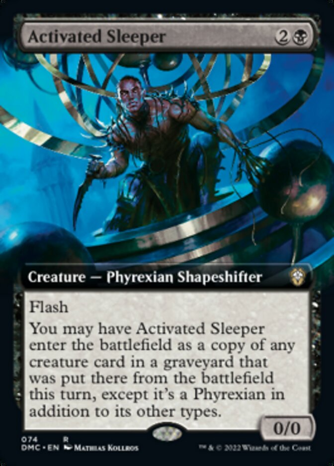 Activated Sleeper (Extended Art) [Dominaria United Commander] | North Valley Games