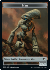 Myr // Servo Double-Sided Token [The Brothers' War Commander Tokens] | North Valley Games
