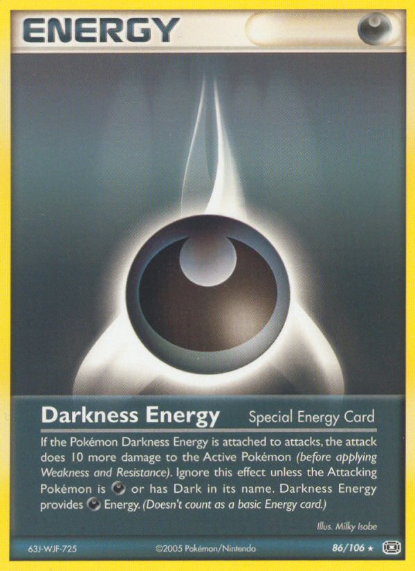 Darkness Energy (86/106) [EX: Emerald] | North Valley Games