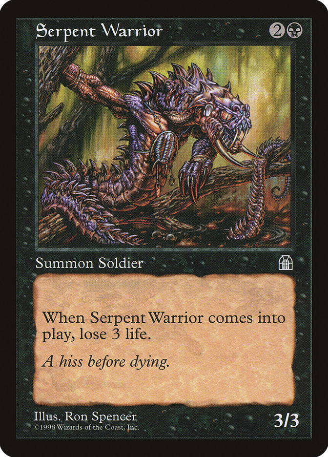 Serpent Warrior [Stronghold] | North Valley Games