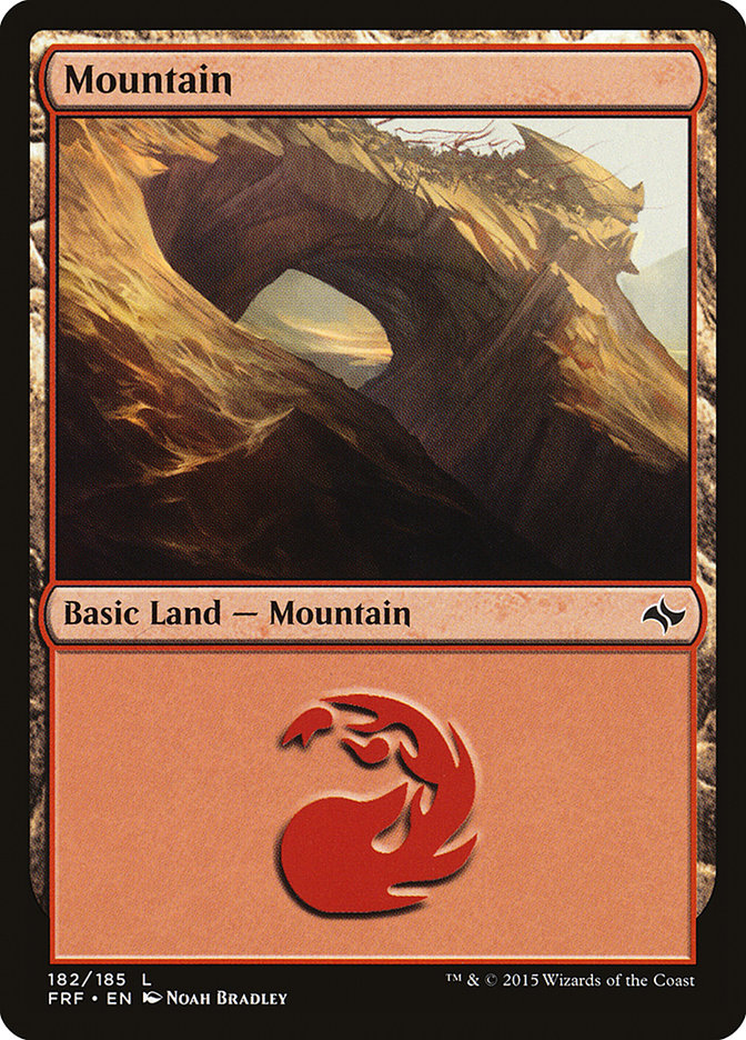 Mountain (182) [Fate Reforged] | North Valley Games