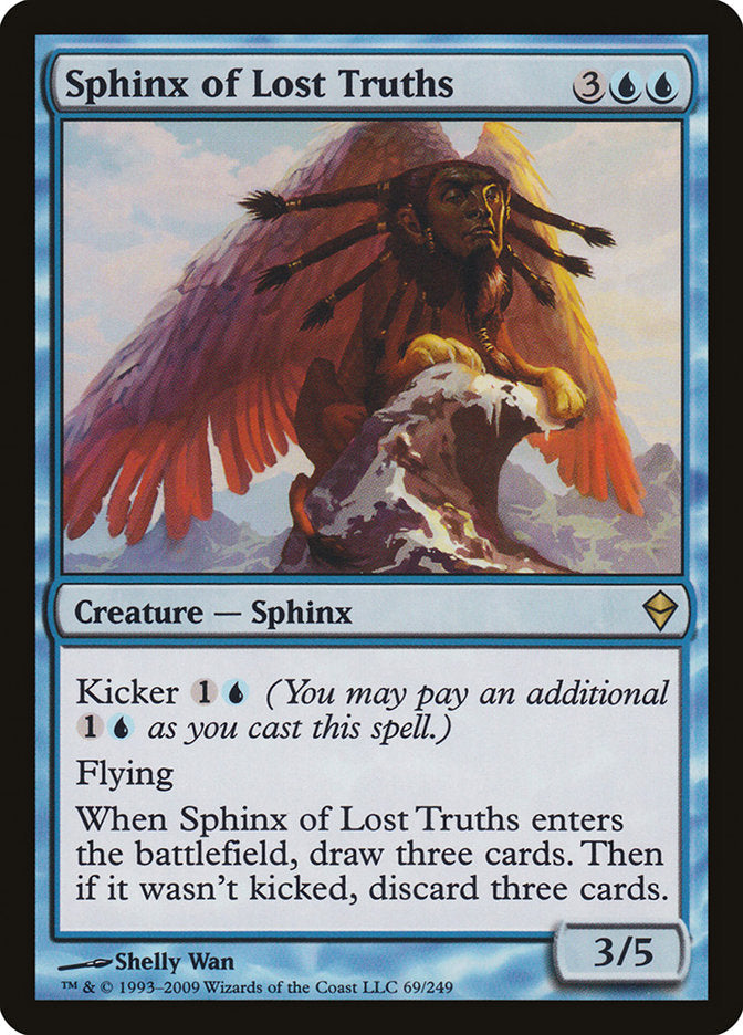 Sphinx of Lost Truths [Zendikar] | North Valley Games