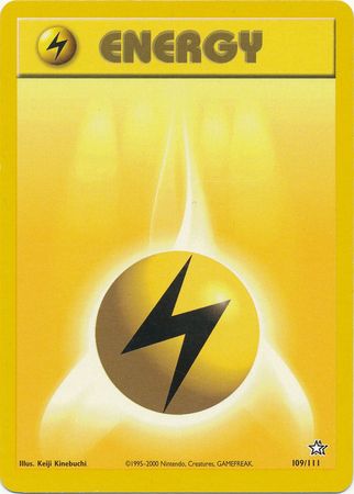 Lightning Energy (109/111) [Neo Genesis Unlimited] | North Valley Games