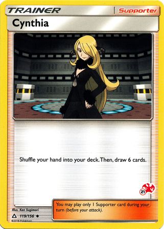 Cynthia (119/156) (Charizard Stamp #21) [Battle Academy 2020] | North Valley Games