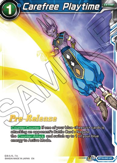 Carefree Playtime (BT16-043) [Realm of the Gods Prerelease Promos] | North Valley Games